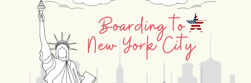 Boarding to New York City