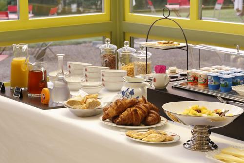 Jardin d'hiver buffet du petit déjeuner